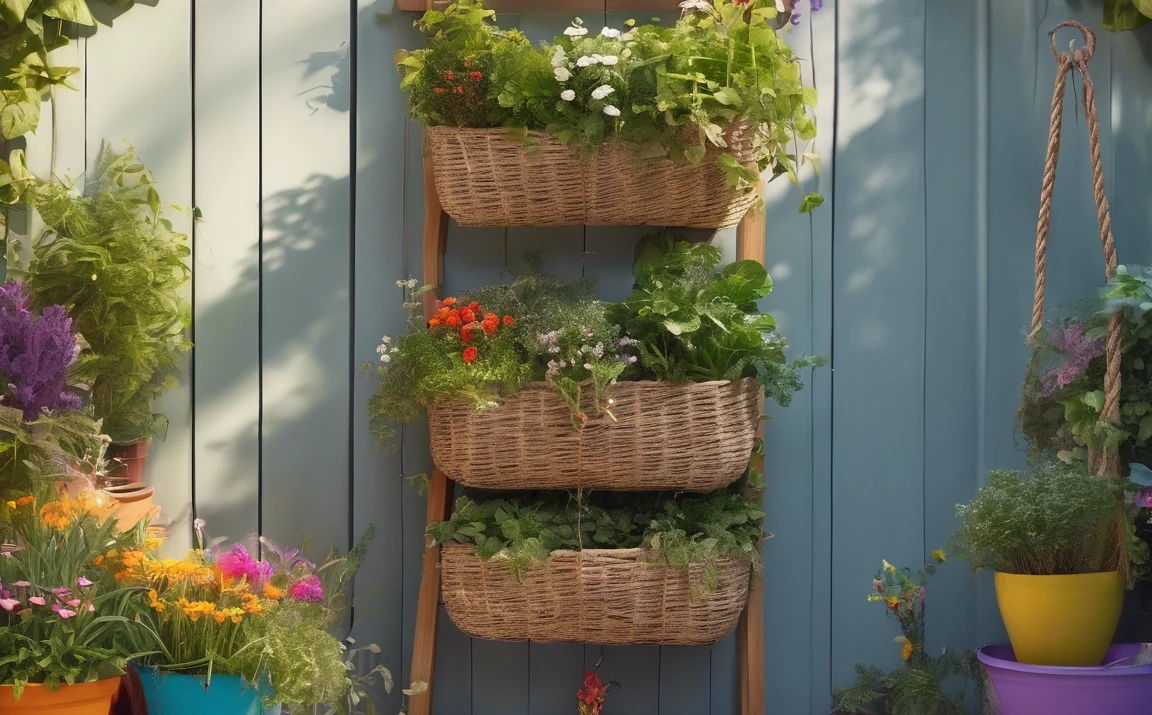 Hanging Basket Garden DIY