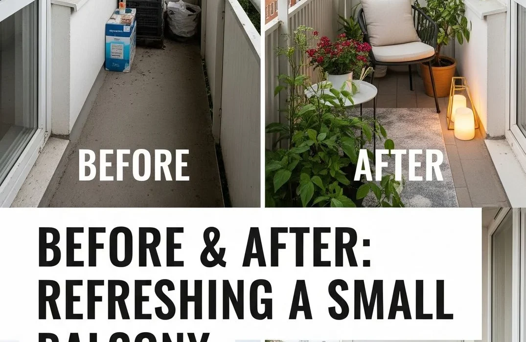 Before & After: Refreshing a Small Balcony