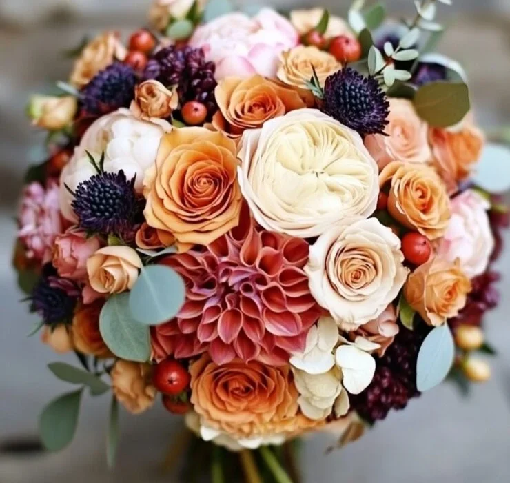 Stunning September Wedding Bridal Bouquets for a Fall-Inspired Celebration