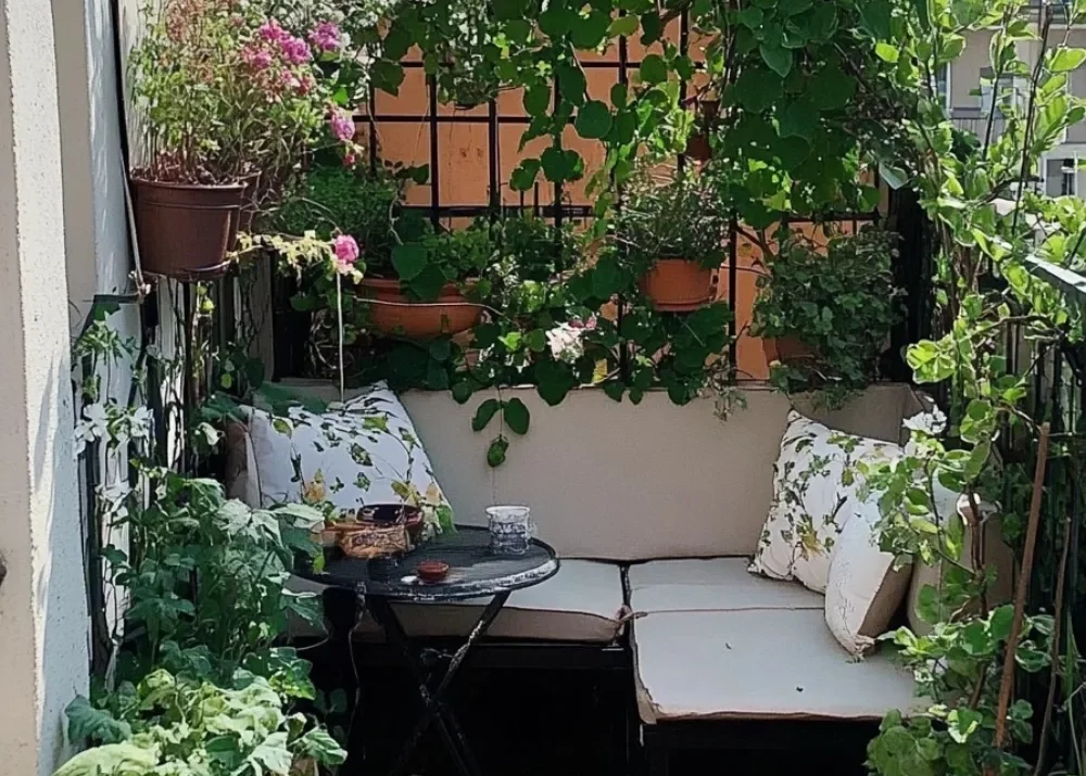 Designing a small balcony without a roof – the 6 best ideas!